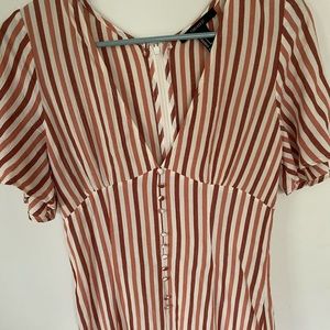 A cute striped romper
